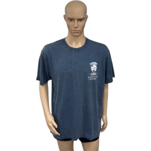 Western Bulldogs Mens Acid Wash Tee