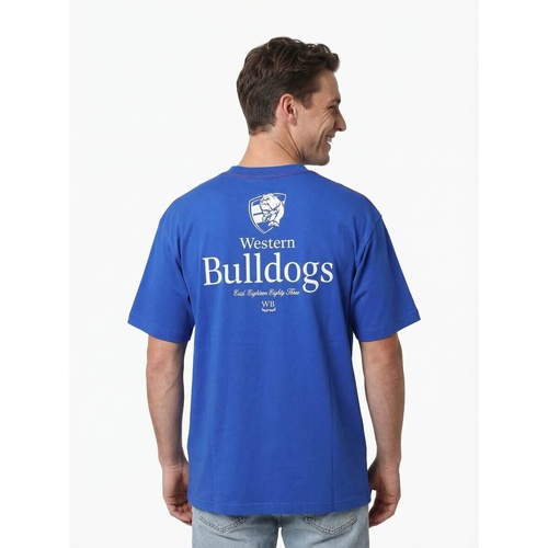 Western Bulldogs Mens Multi Logo Tee