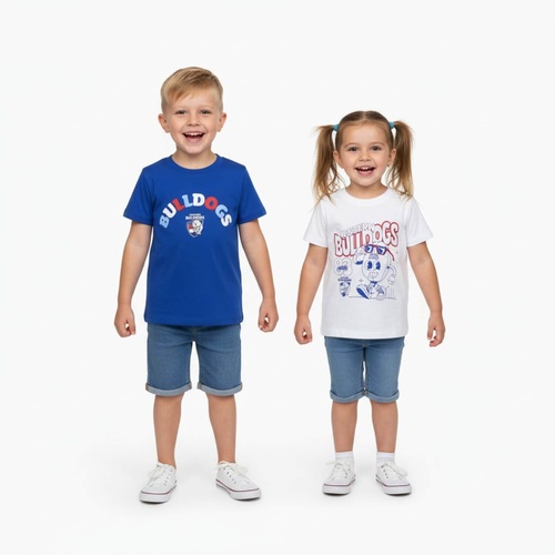 Western Bulldogs Kids Twin Pack Graphic Tees