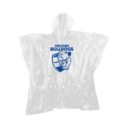Western Bulldogs Plastic Poncho