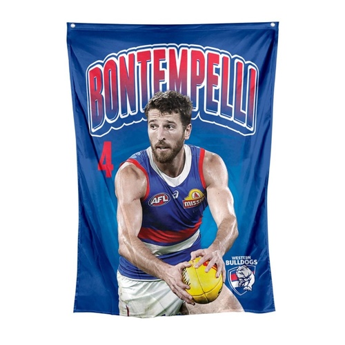 Western Bulldogs Marcus Bontempelli Wall Flag