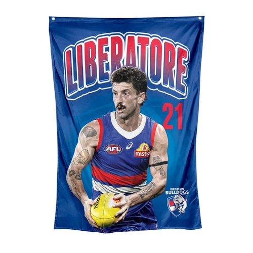 Western Bulldogs Tom Liberatore  Wall Flag