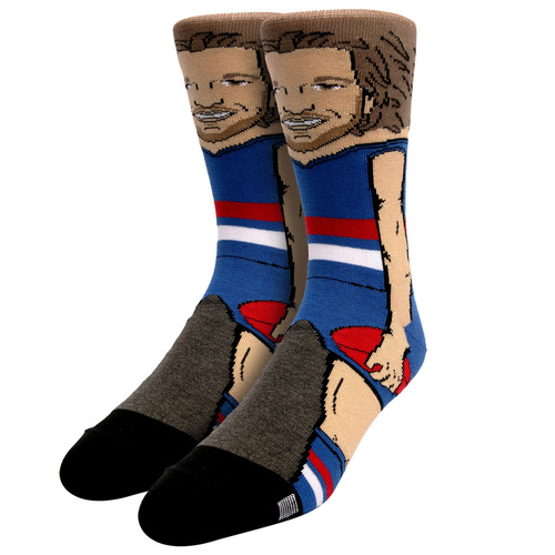 Western Bulldogs Marcus Bontempelli Youths Nerd Socks
