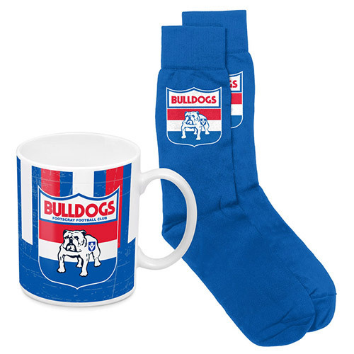 Western Bulldogs Heritage Mug and Sock Gift Pack