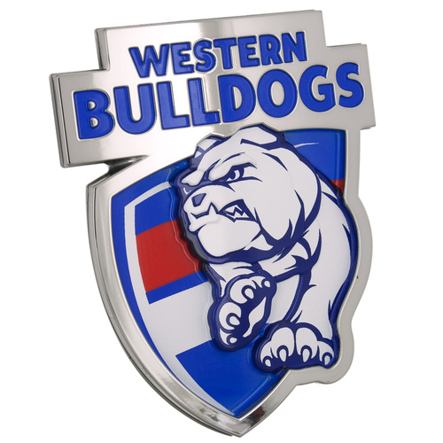 Western Bulldogs 3D Chrome Supporter Emblem