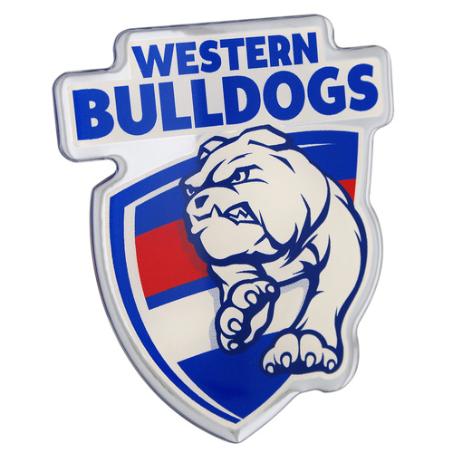 Western Bulldogs Lensed Chrome Supporter Logo