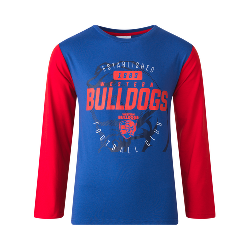 Western Bulldogs Youths Long Sleeve T-Shirt