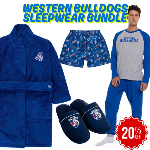 Western Bulldogs Mens Sleepwear Value Bundle