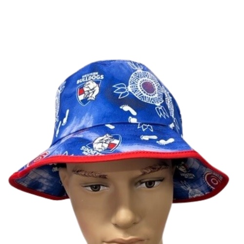 Western Bulldogs Adults Indigenous Bucket Hat