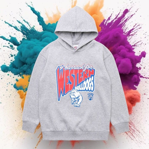 Western Bulldogs Youths Footy Hood