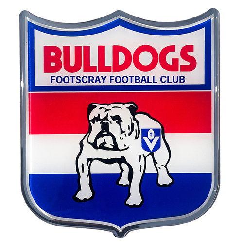Western Bulldogs Retro Logo Decal