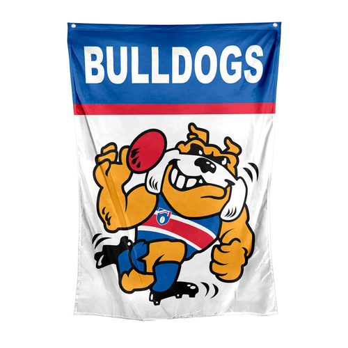 Western Bulldogs Retro Wall Flag