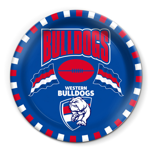 Western Bulldogs Melamine Snack Plate
