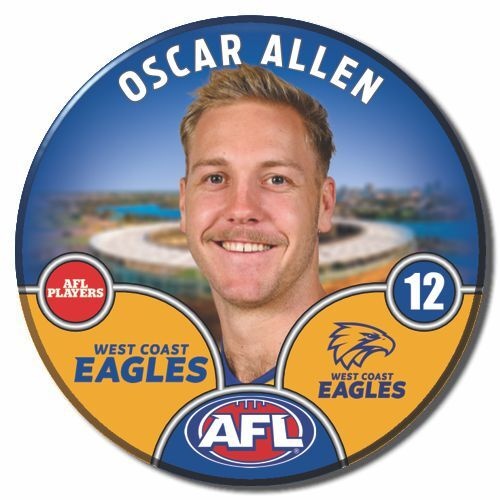 West Coast Eagles 2025 Player Pin Badge - ALLEN