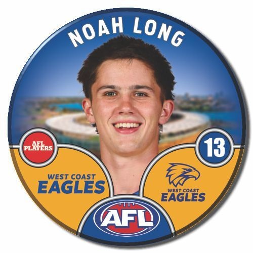 West Coast Eagles 2025 Player Pin Badge - LONG