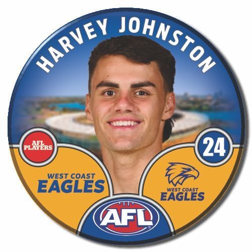 West Coast Eagles 2025 Player Pin Badge - JOHNSTON