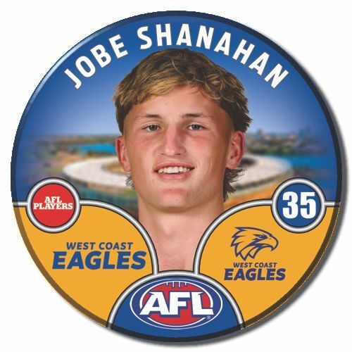 West Coast Eagles 2025 Player Pin Badge - SHANAHAN