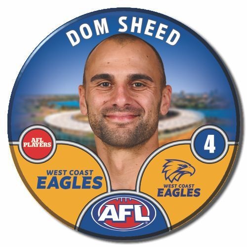 West Coast Eagles 2025 Player Pin Badge - SHEED
