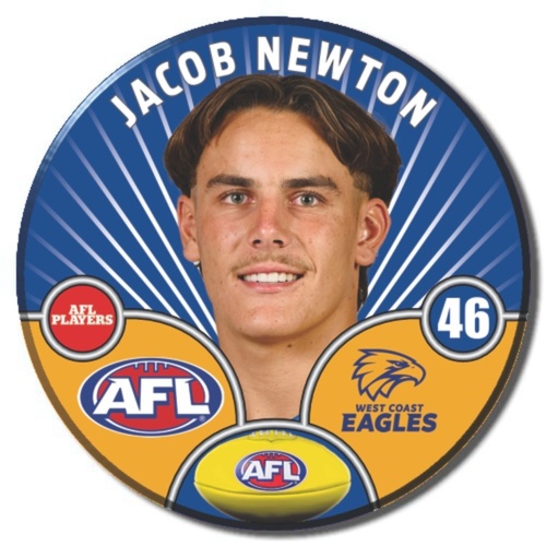 West Coast Eagles 2026 Player Pin Badge - NEWTON