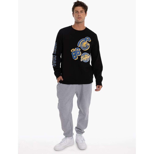 West Coast Eagles Mens Patchwork Long Sleeve Tee