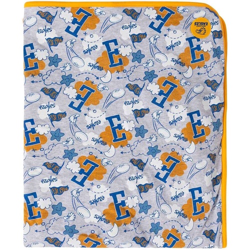 West Coast Eagles Baby Cloud Blanket