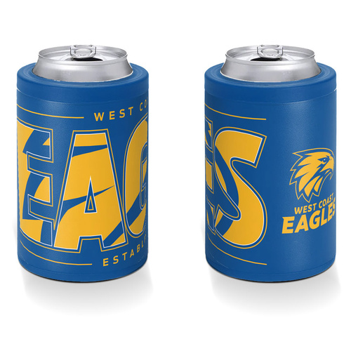 West Coast Eagles Insulated S/Steel Stubby Holder