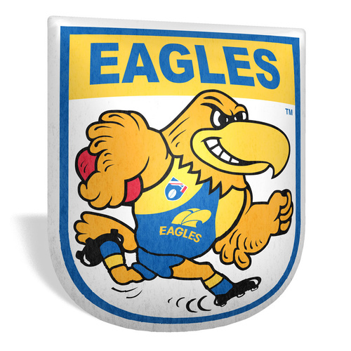 West Coast Eagles Retro Mascot Cushion