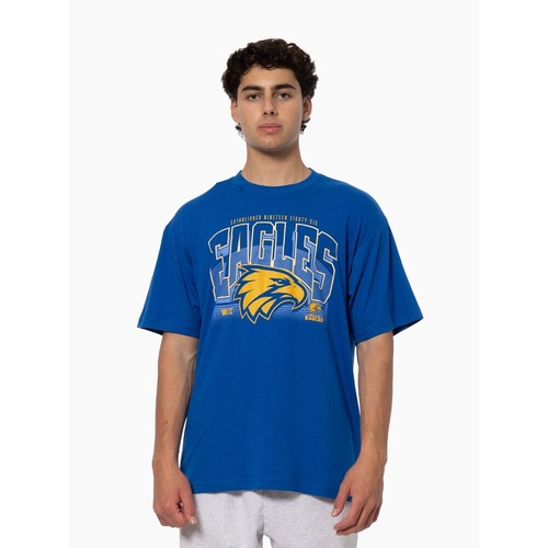 West Coast Eagles Mens Wordmark Tee