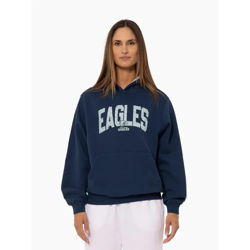 West Coast Eagles Womens Logo Fill Hood