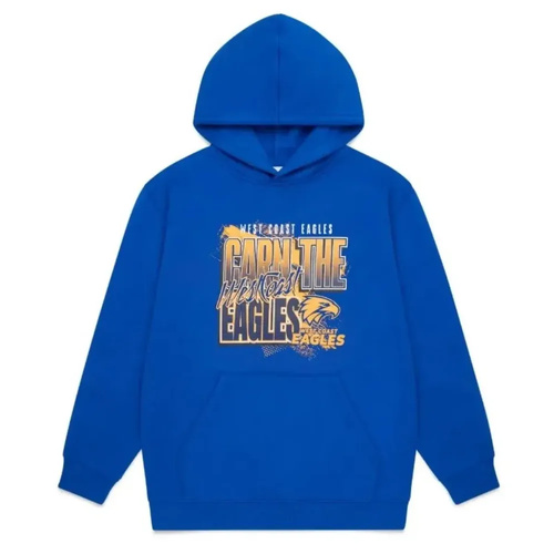 West Coast Eagles Youth Carn Graphic Hood