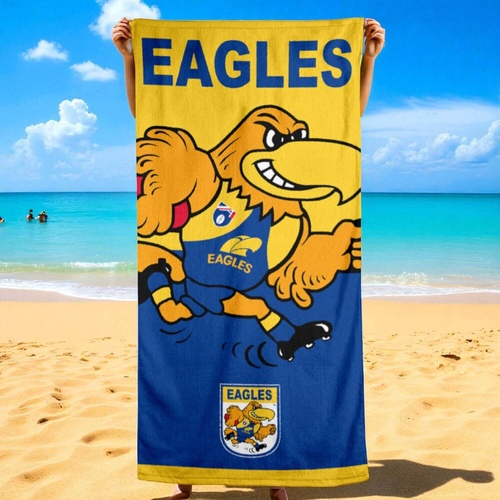 West Coast Eagles Jumbo Beach Towel
