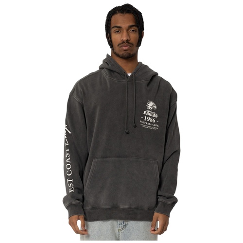 West Coast Eagles Mens Acid Wash Hoodie