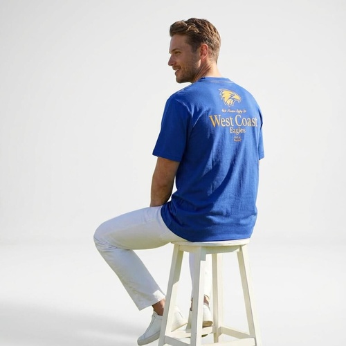 West Coast Eagles Mens Multi Logo Tee
