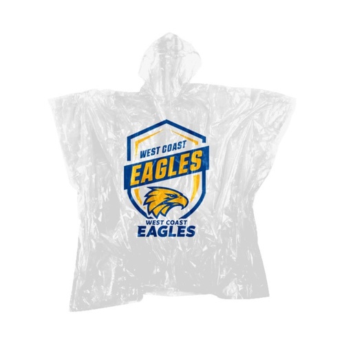 West Coast Eagles Plastic Poncho