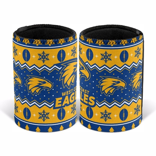 West Coast Eagles Christmas Stubby Holder