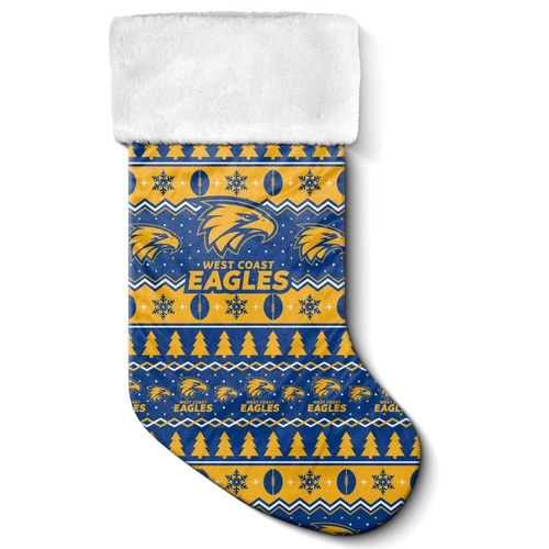 West Coast Eagles Jumbo Christmas Stocking