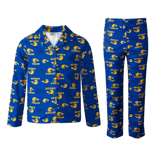 West Coast Eagles Youths Flannelette PJ Set