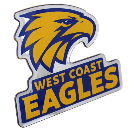 West Coast Eagles Lensed Chrome Supporter Logo