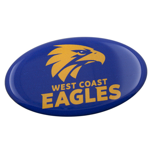 West Coast Eagles Oval Lensed Team Supporter Logo