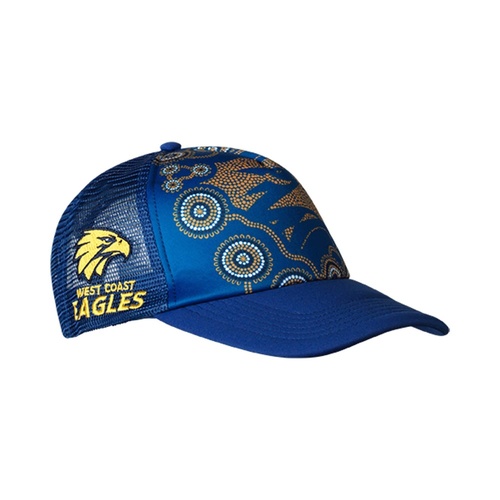 West Coast Eagles Adults Indigenous Trucker Cap
