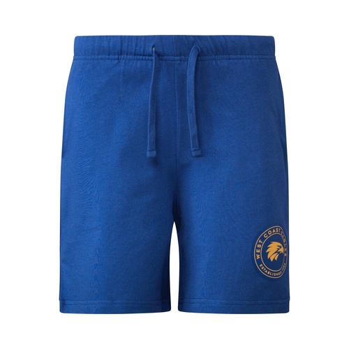 West Coast Eagles Youths Cotton Logo Shorts