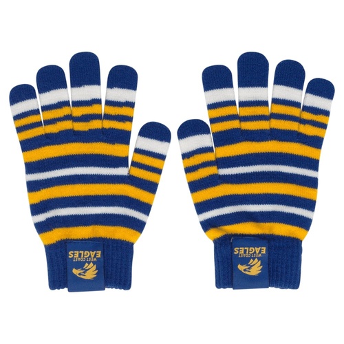 West Coast Eagles Youths Supporter Gloves