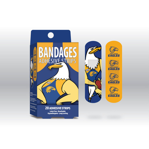 West Coast Eagles Mascot Adhesive Bandages