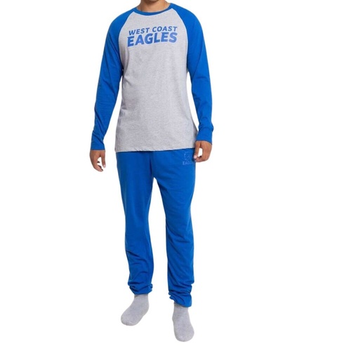 West Coast Eagles Youths Raglan Cuffed PJ Set