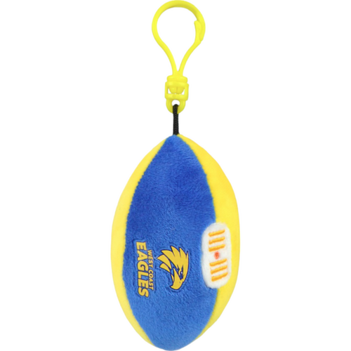 West Coast Eagles Soft Footy Keyclip